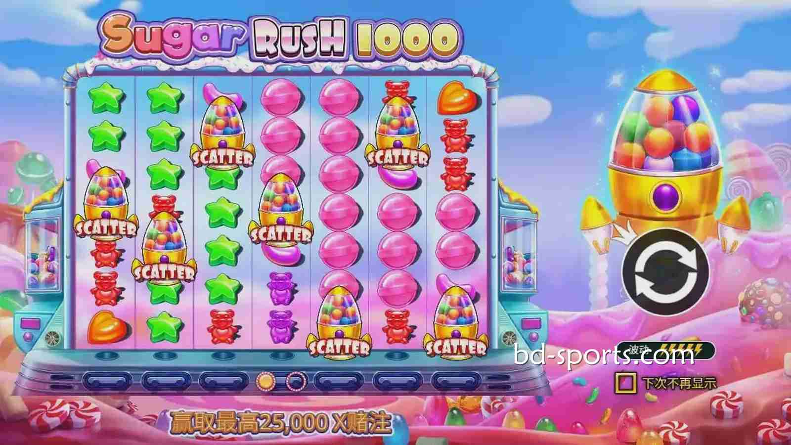 皇冠体育：《极速糖果1000》游戏带你进入甜蜜的糖果世界